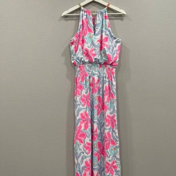 NWOT LILLY PULITZER Gracelyn Halter Midi Dress -  threedaughtersproperties.com